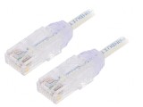 Patch cord TX6-28 U/UTP 6 Cat6 Alb 5m 28AWG