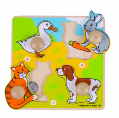 Primul meu puzzle - animale de companie PlayLearn Toys foto