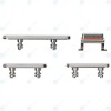 Set chei laterale argintie pentru iPhone 11 Pro Max