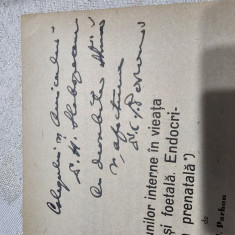 AN 1941 , SIBIU ... dedicatie cu semnatura olografa C. I. PARHON