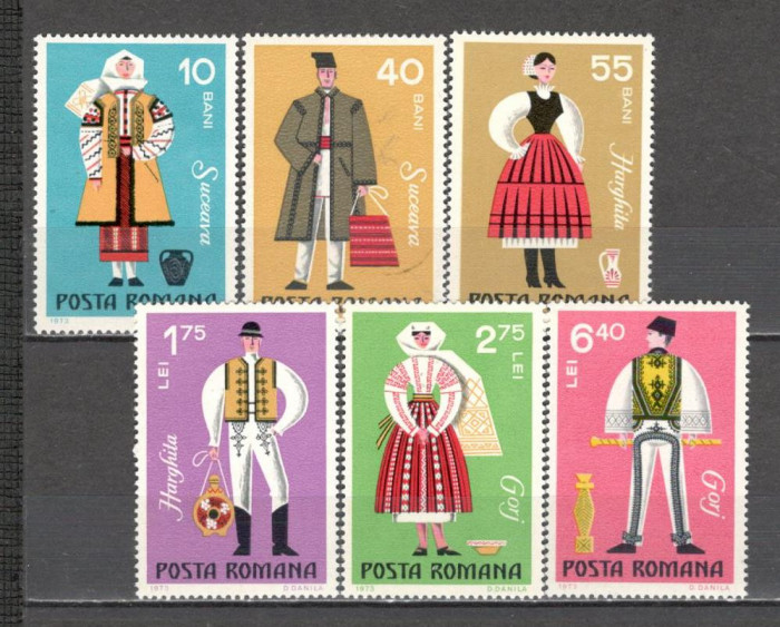 Romania.1973 Costume populare DR.326