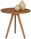 Cumpara ieftin Masă laterală &icirc;n culori naturale, lemn masiv, 40/40cm