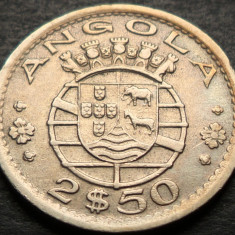 Moneda exotica 2.5 ESCUDOS - ANGOLA, anul 1956 * cod 4534 A