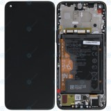 Huawei Honor 50 Lite (NTN-L22) Capac frontal al modulului de afișare + LCD + digitizer + baterie negru la miezul nopții 02354FMV