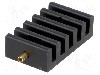 Radiator extrudat, aluminiu, 20mm x 10mm, neagra, FISCHER ELEKTRONIK - SK 400 20 1 X M3 L