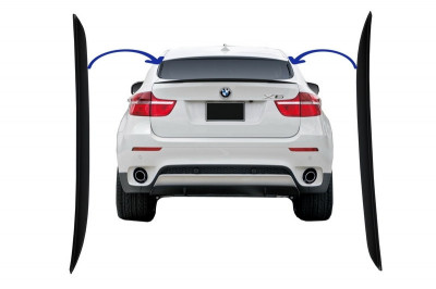 Spoiler Eleron Luneta compatibil cu BMW X6 E71 E72 (2008-2014) Performance Design TRFBMX6E71 foto