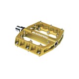 Pedale Moto Black Spire SUB40, Aluminiu, Auriu, Ax Cr-Mo, 92x92x17mm, 417g