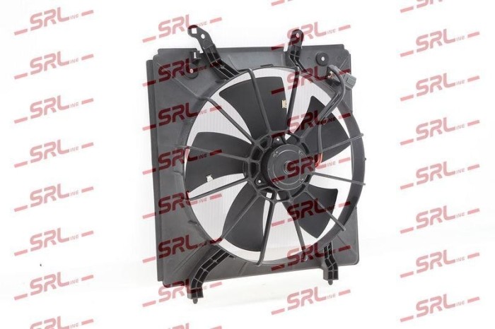 Ventilator radiator Honda Accord 98-02, motor: 3.0 V6, ventilator radiator fara resistor, 300; 2 pini, SRLine, 19015-P8C-A01; 19020-P8C-A01