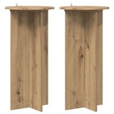 vidaXL Suport pentru plante 2 pcs Stejar Artizanal 40 x 40 x 80 cm 899707