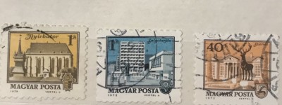 (A) Timbre straine serii tematica Arhitectura Ungtaria foto