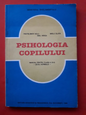 PSIHOLOGIA COPILULUI Manual ? Pantelimon Golu Mielu Zlate an 1995 foto