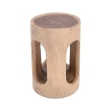 Cumpara ieftin Taburet Ramont lemn solid Suar natural 30x30x45 cm