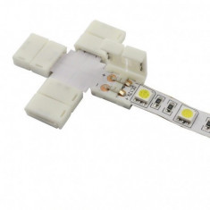 Conector X de 8mm pentru benzi LED de 1 culoare SMD3528 Con?inutul pachetului 1 Bucata foto