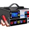 Redresor auto, multifunctional, afisaj LCD, 12V 24V, 140v-250v, negru