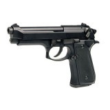 Bricheta Pistol Anti-Vant, Tip Revolver, Beretta, Negru, 14 cm