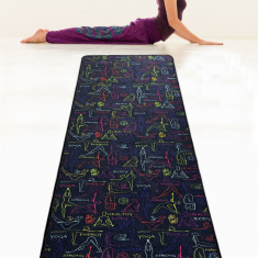 Saltea fitness/yoga/pilates Strong Djt, Chilai, 60x200 cm, poliester, multicolor