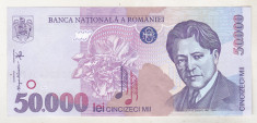 bnk bn Romania 50000 lei 1996 (2000 ) xf- aunc foto