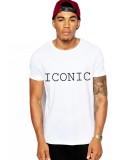 Tricou barbati alb - ICONIC - M