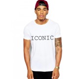 Tricou barbati alb - ICONIC - M