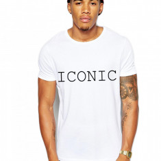 Tricou barbati alb - ICONIC - S