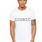 Tricou barbati alb - ICONIC - L