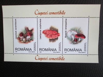 ROMANIA CIUPERCI MNH=71 foto