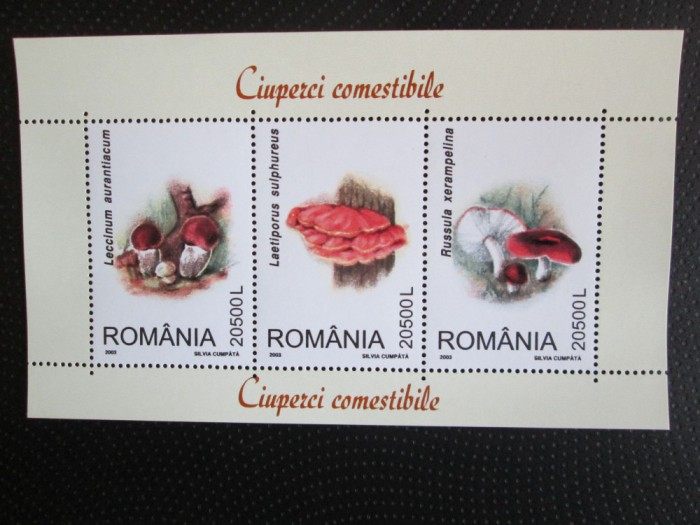 ROMANIA CIUPERCI MNH=71
