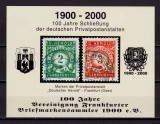 Cumpara ieftin ✅(V25) Germania &#039;00,colita viniete 100 ani inchidere posta privata D. HEROLD,MNH