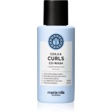 Maria Nila Coils &amp; Curls Co-Wash sampon si balsam pentru par ondulat si cret 100 ml