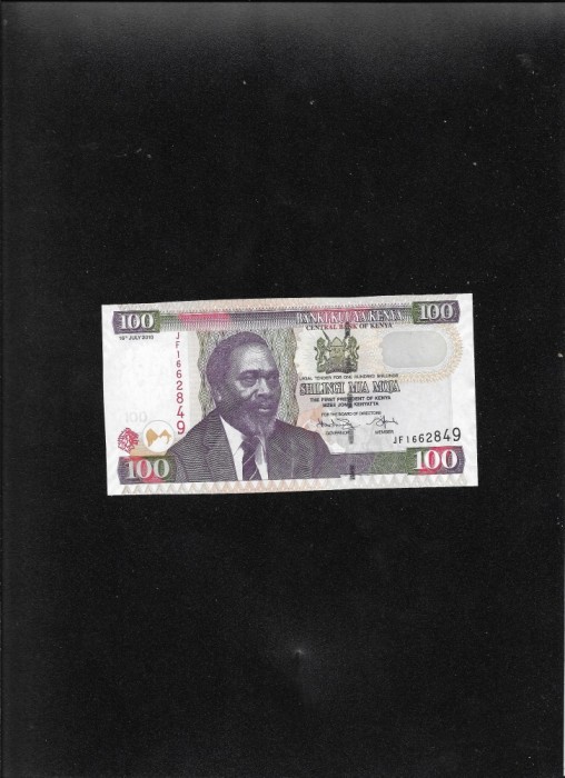 Kenya 100 shilingi shillings 2010 seria1662849 unc