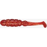 Cumpara ieftin Grub Jackall Goodmeal Shad, culoare Red Gold Flake, 5cm, 7buc/plic