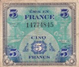 FRANTA 5 francs 1944 VF!!!