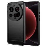 Husa Xiaomi 15 Ultra Techsuit Carbon Silicone, negru