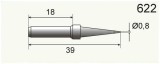 Varf ciocan SR-622 0.8mm conic