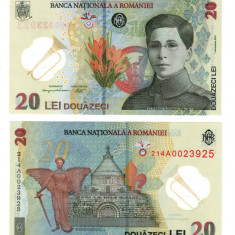 Bancnota BNR de 20 lei - Seria A - Ecaterina Teodoroiu