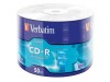 CD-R Verbatim 700MB, 52x, 50 buc. - Blank CD, Stocare Date