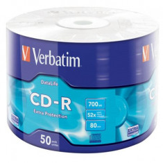 Verbatim cd-r 52x 700mb 50pk shrink