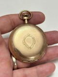 CEAS DE BUZUNAR REVUE G. THOMMEN - Savonette - 3 capace - Gold Filled - 52.5mm - Vintage - 1915 !