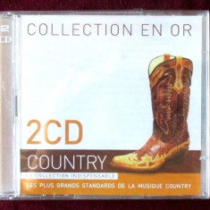 Caseta 2 CD-uri: "COLLECTION EN OR - 2CD COUNTRY. La Collection Indispensable"