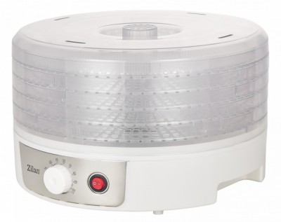 Deshidrator alimente Zilan ZLN2037, Putere 250W, Temperatura maxima 70&amp;deg; C, ALB foto