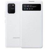 Husa originala Samsung Galaxy S10 Lite SM-G770F S View Wallet Cover si stylus, Alt model telefon Samsung, Alb, Alt material