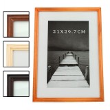 Rama Foto Lemn Alvin 21x29.7 cm A4 Crem ProCart - Decoratiuni Casa, Birou, Living - Fixare Perete/Suprafata