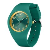 Ceas Copii Sanda 6186 Verde-Auriu , Design Sport, Analog, Rezistent la Apa 5ATM