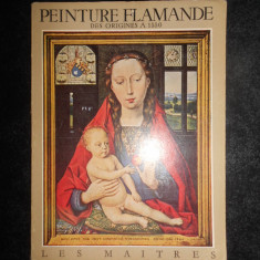 Paul Fierens - Peinture flamande des origines a 1550. Album (1953, 12 x 16 cm)