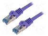 Cablu patch cord, Cat 6a, lungime 0.25m, S/FTP, LOGILINK - CQ301VS