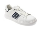 Cumpara ieftin Pantofi sport PEPE JEANS albi, EATON CLASSIC, din piele naturala