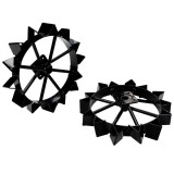 Cumpara ieftin Set 2 roti metalice 475x30x115mm, ProGARDEN BT-2RN , accesoriu motocultor U12E/U16/U16E
