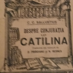 DESPRE CONJURATIA LUI CATILINA SALLUSTIUS BIBLIOTECA PENTRU TOTI NR 890 890 BIS