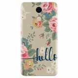 Husa silicon pentru Huawei Y7 Prime 2017, Cute Flower Phone