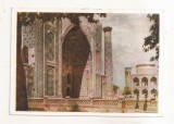 FA151 - Carte Postala - UZBEKISTAN - Samarkand, Registan Madrasah of Ulugbek, circulata 1962